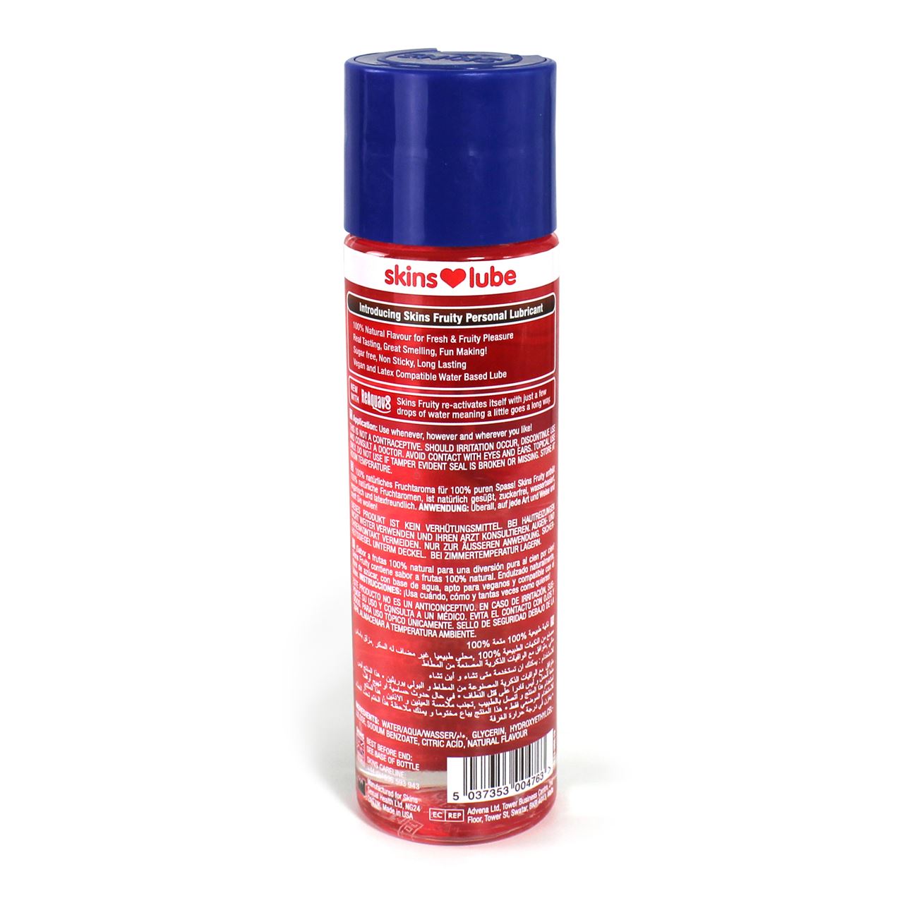 Skins Watermelon Water Based Lubricant 4.4 fl oz (130ml)