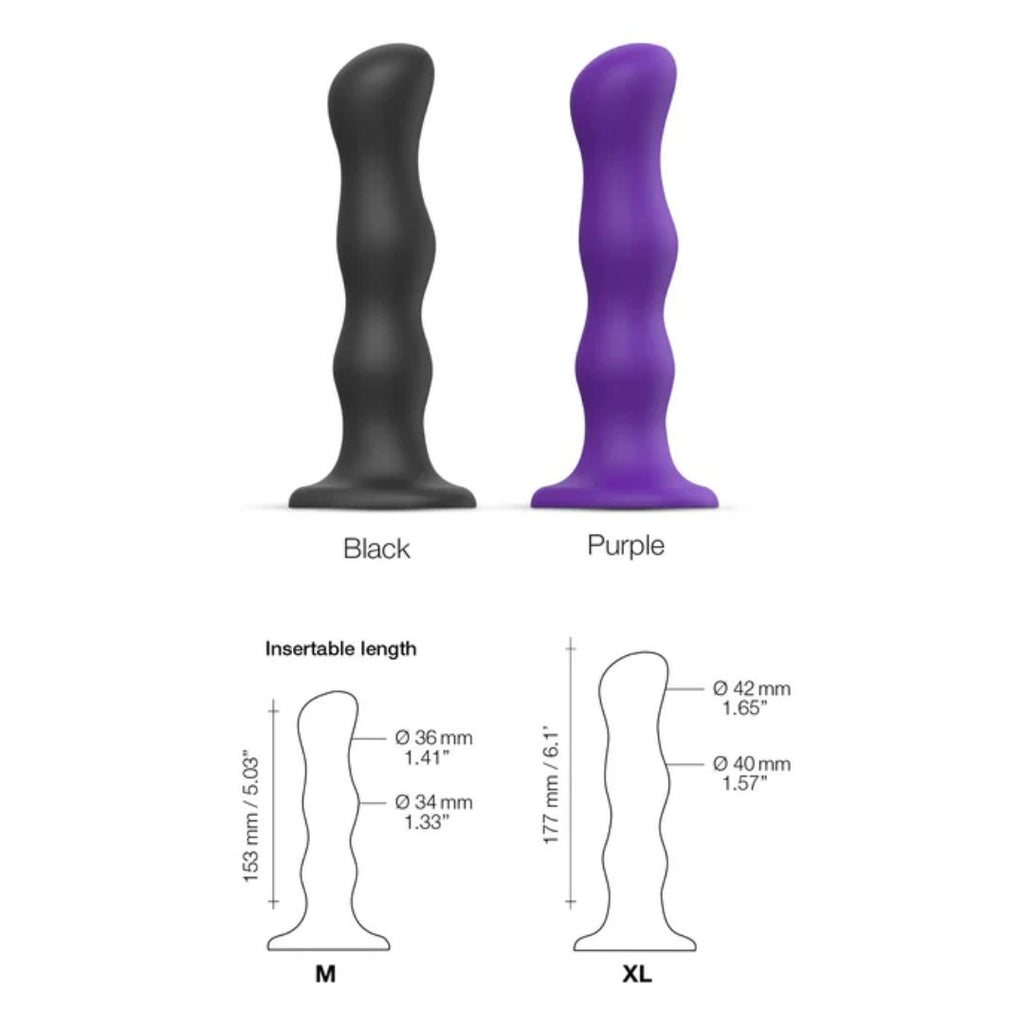 Strap On Me - Dildo Geisha Balls - XL - Black