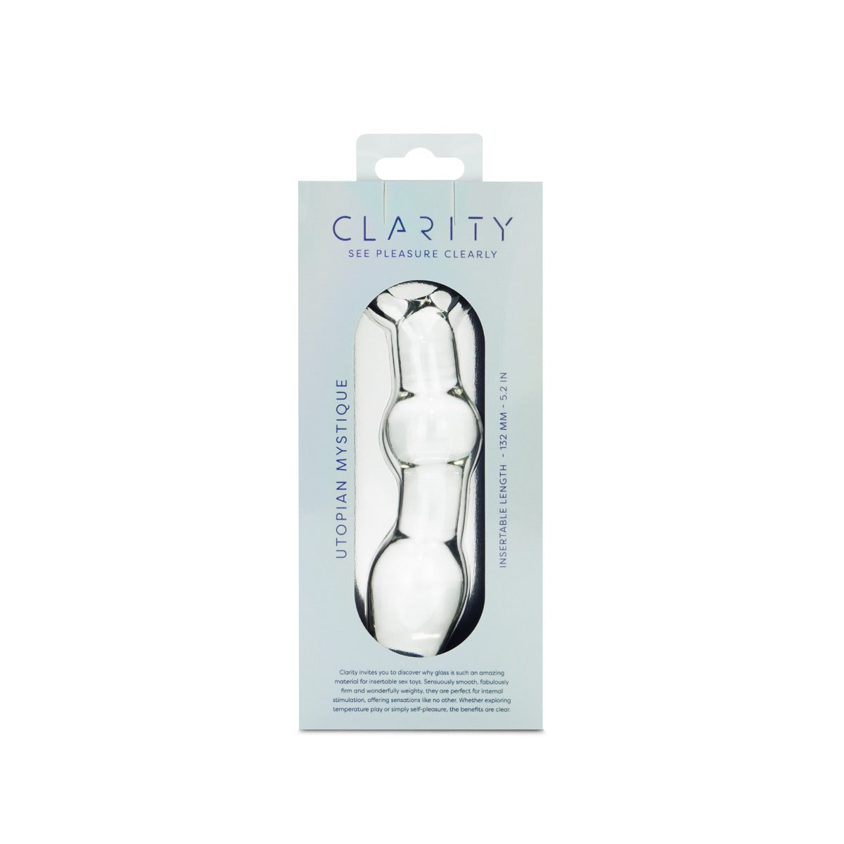 Clarity - Glass Dildo - Utopian Mystique