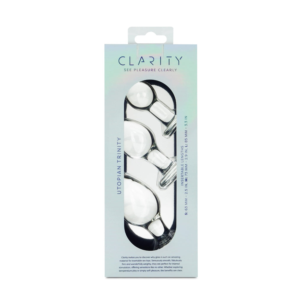 Clarity - Glass Dildo - Utopian Trinity