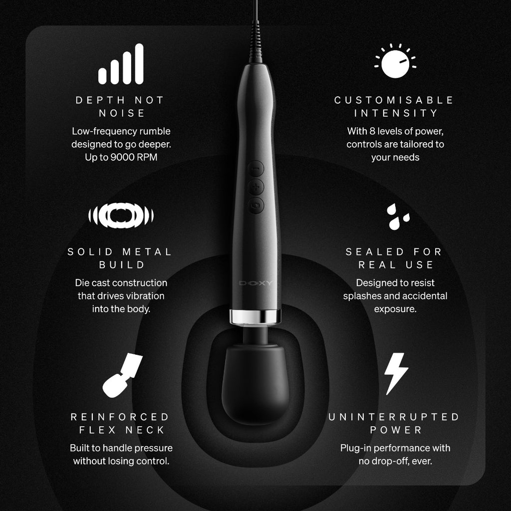 Doxy 2.0 - Die Cast Max Plugâ€‘In - Metal - Black