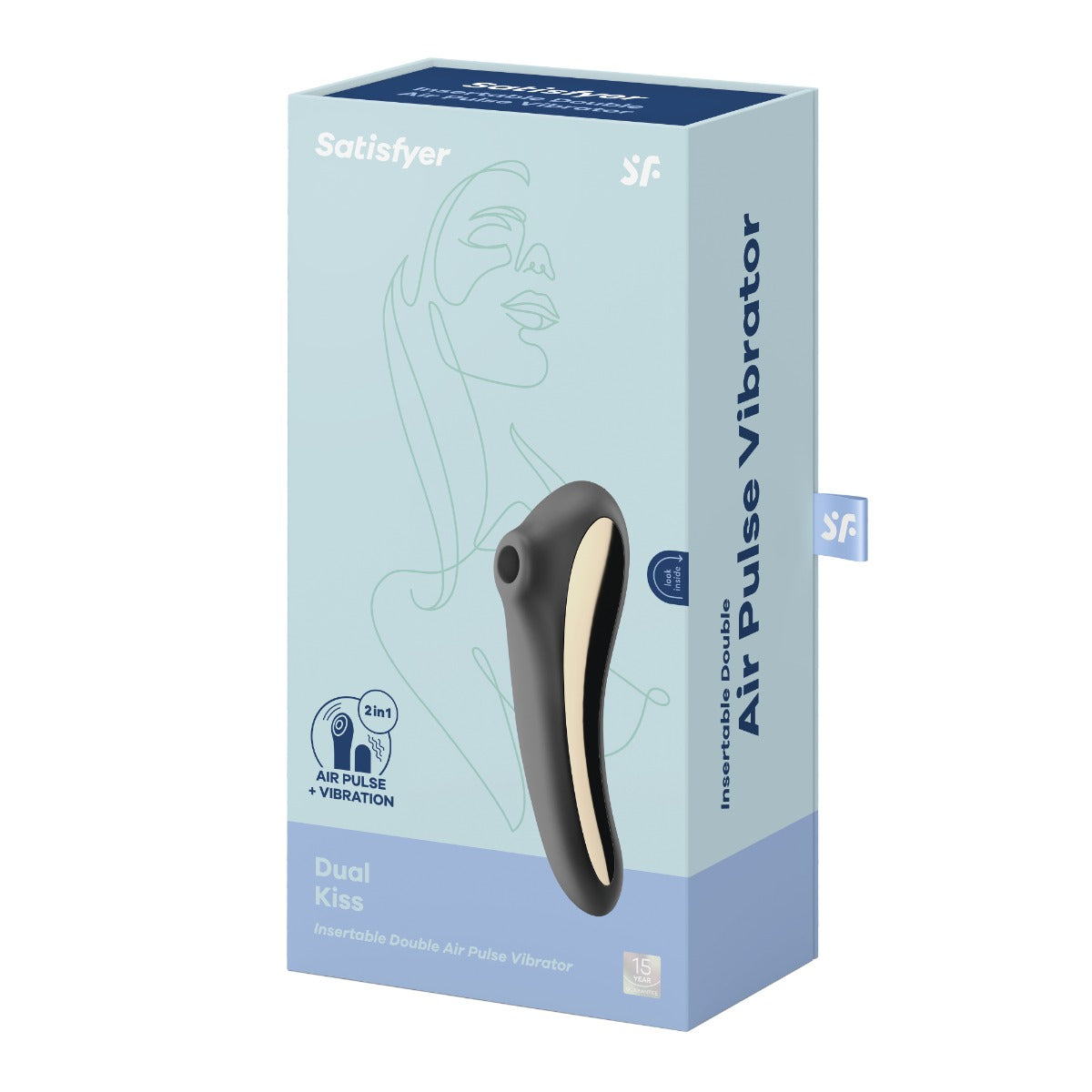 Satisfyer Dual Kiss - Black
