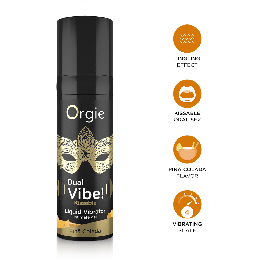 Orgie Dual Vibe - Kissable Liquid Vibrator - Pina Colada
