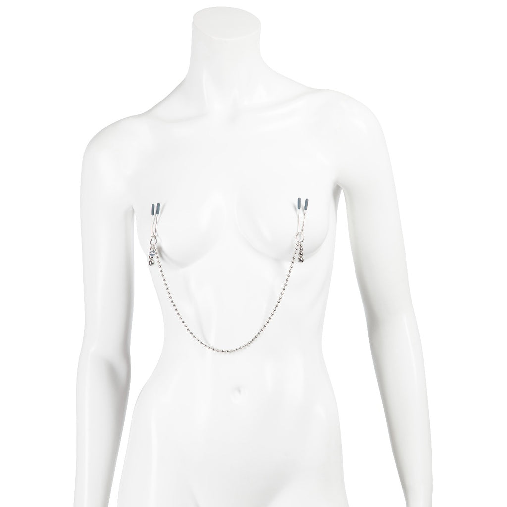 Fifty Shades Darker At My Mercy Beaded Chain Nipple Clamps