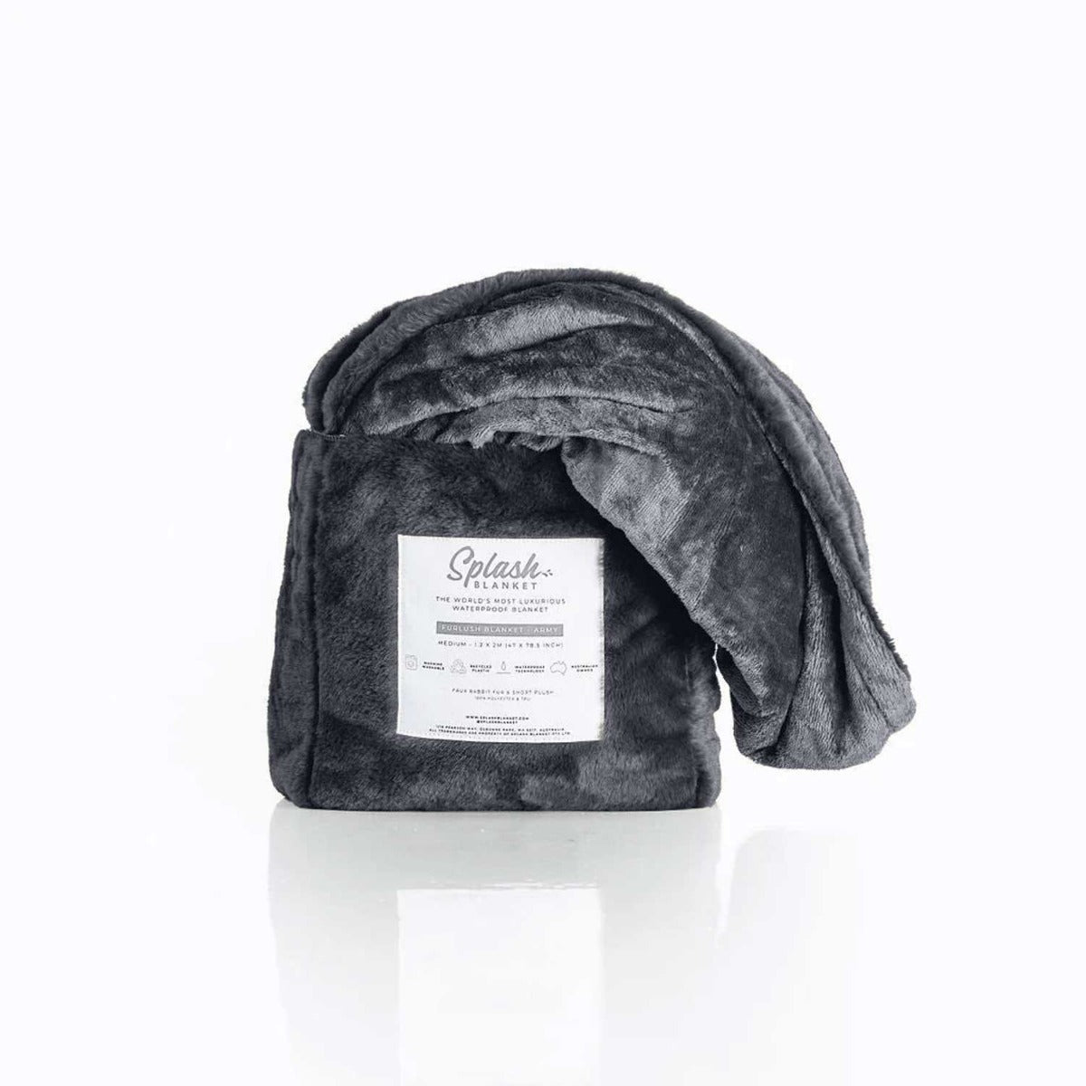 Splash Blanket - Furlush (NON bonded) - Stormy - Small