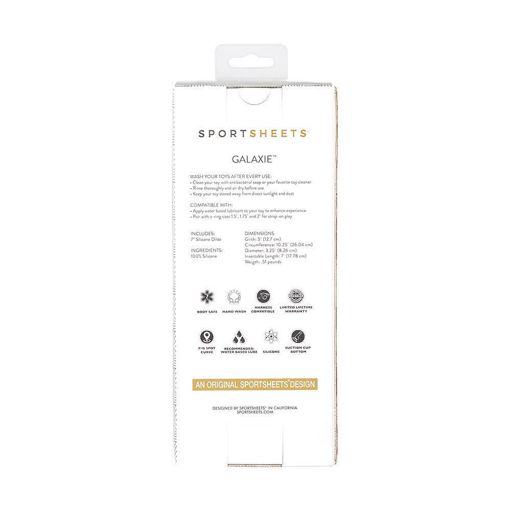 Sportsheets Merge Collection - Galaxie - 7\" Solid Silicone Dildo