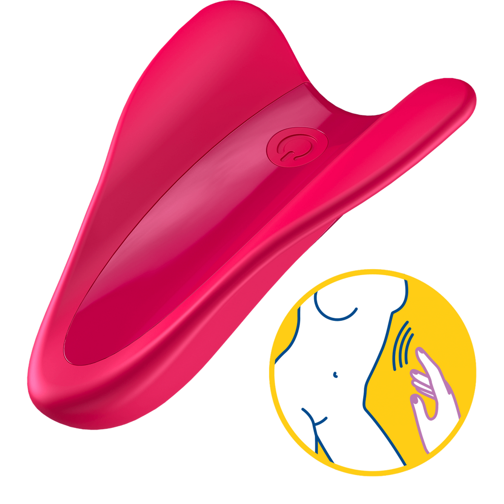 Satisfyer High Fly Finger Vibe - Red