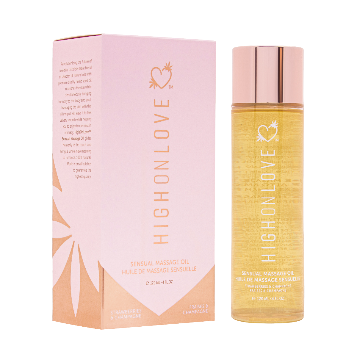High On Love - Massage Oil - Strawberries & Champagne