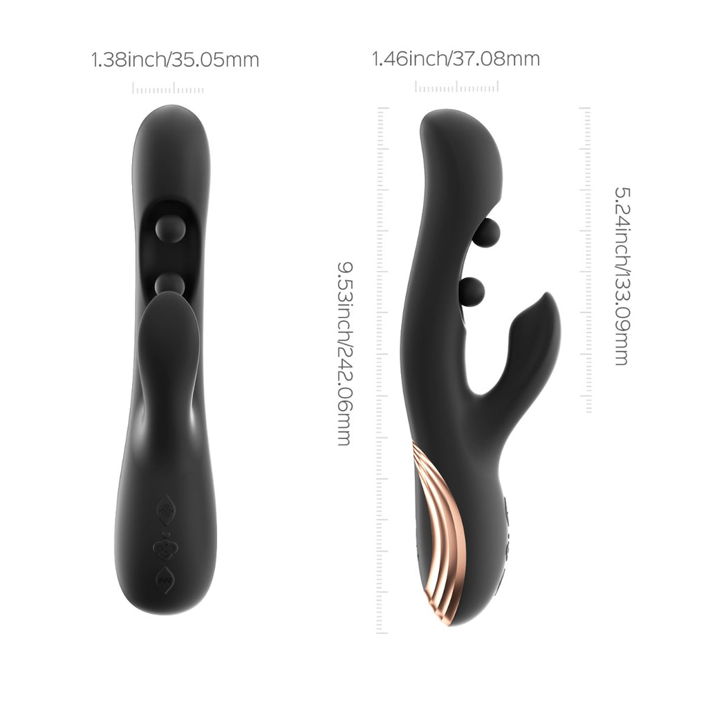 Honey Play Box â€“ Gem â€“ Twin Balls Rabbit Vibrator (App Controlled  Pressure Sensing)