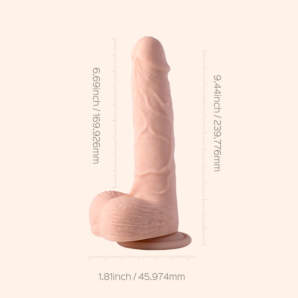 Honey Play Box â€“ Kenzo â€“ Big Realistic Thrusting Dildo  9.5\" (App Controlled)