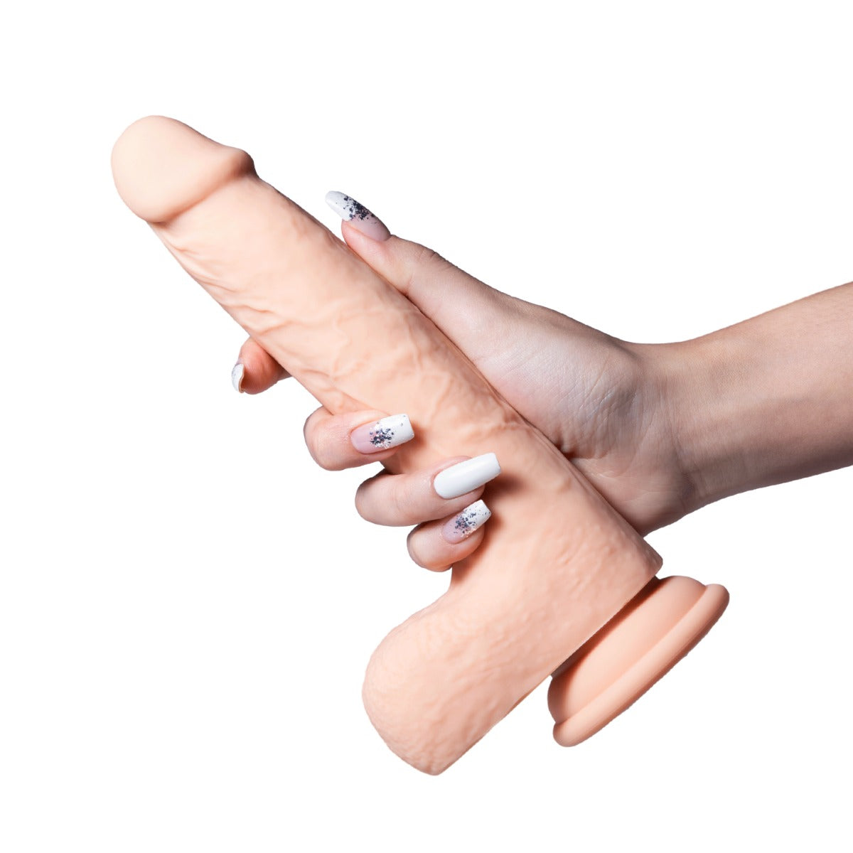 Honey Play Box â€“ Luis â€“ Real Thrusting Dildo with Clit Licker  8.5\" (App Controlled)