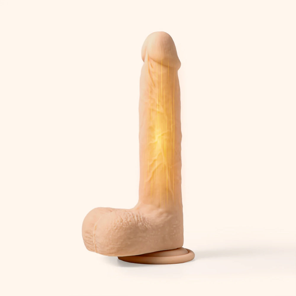 Honey Play Box â€“ Luis â€“ Real Thrusting Dildo with Clit Licker  8.5\" (App Controlled)