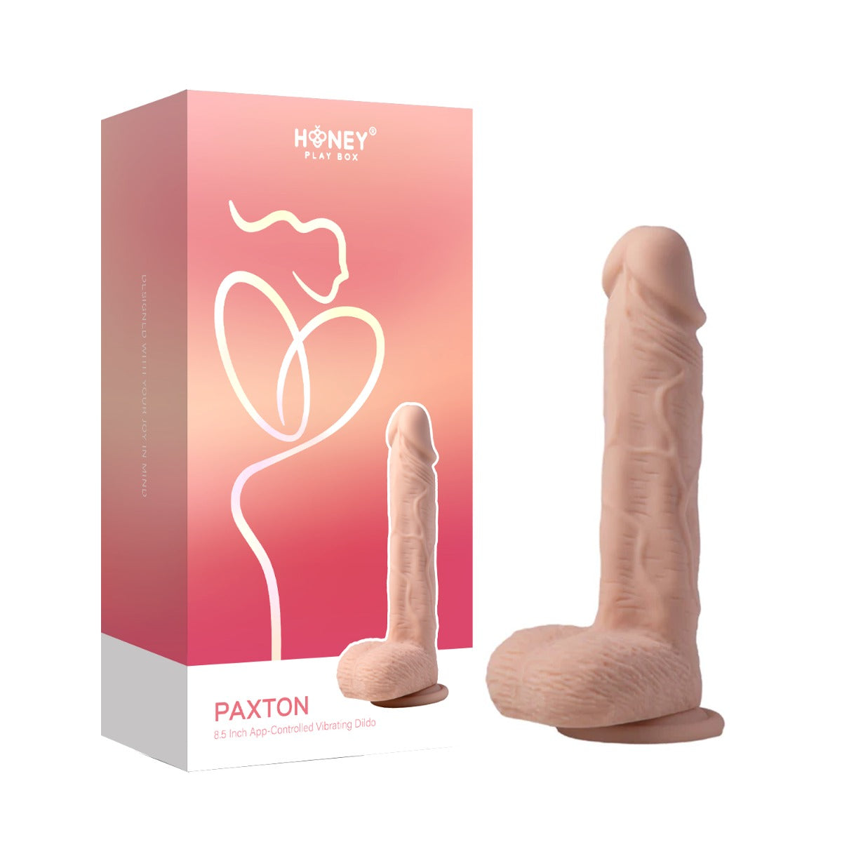 Honey Play Box â€“ Paxton â€“ Realistic Thrusting Penetrator Dildo  8.5\" (App Controlled)