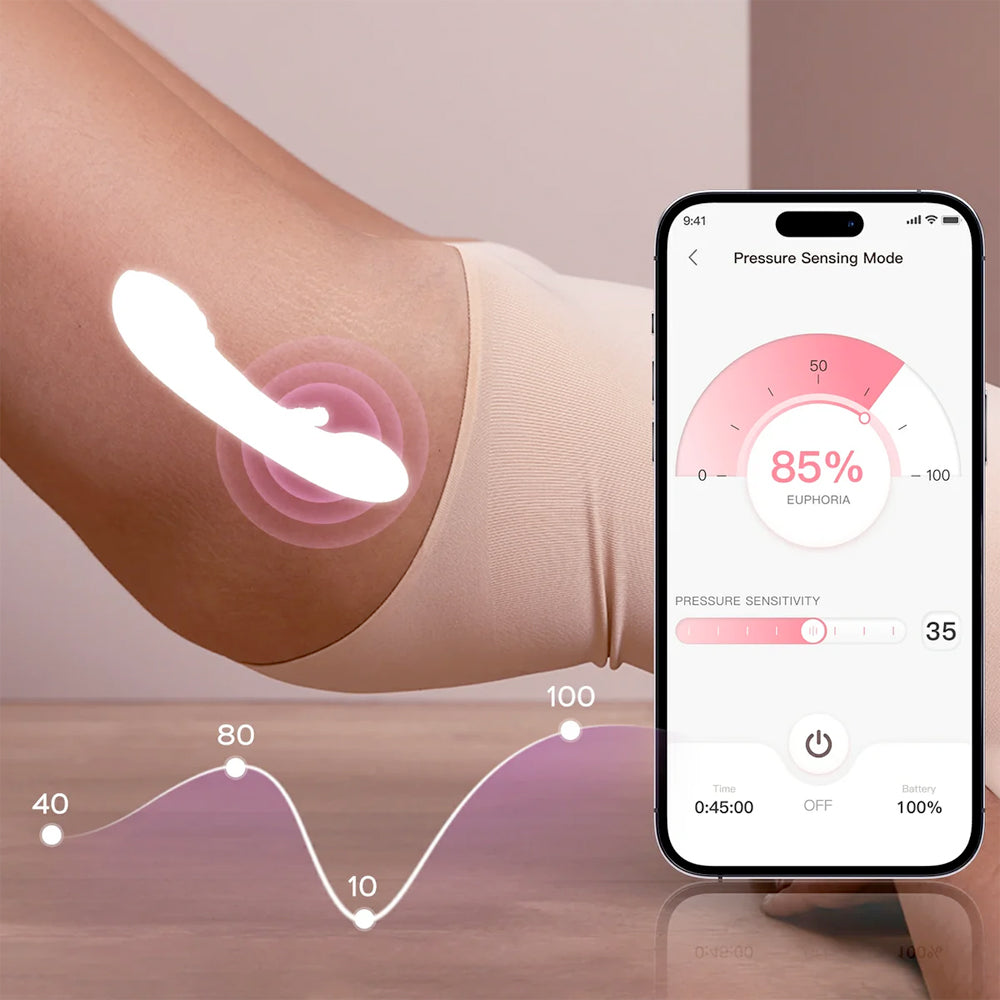 Honey Play Box â€“ Tempo â€“ Kinky Finger Tapping G-Spot Vibrator (App Controlled  Pressure Sensing)