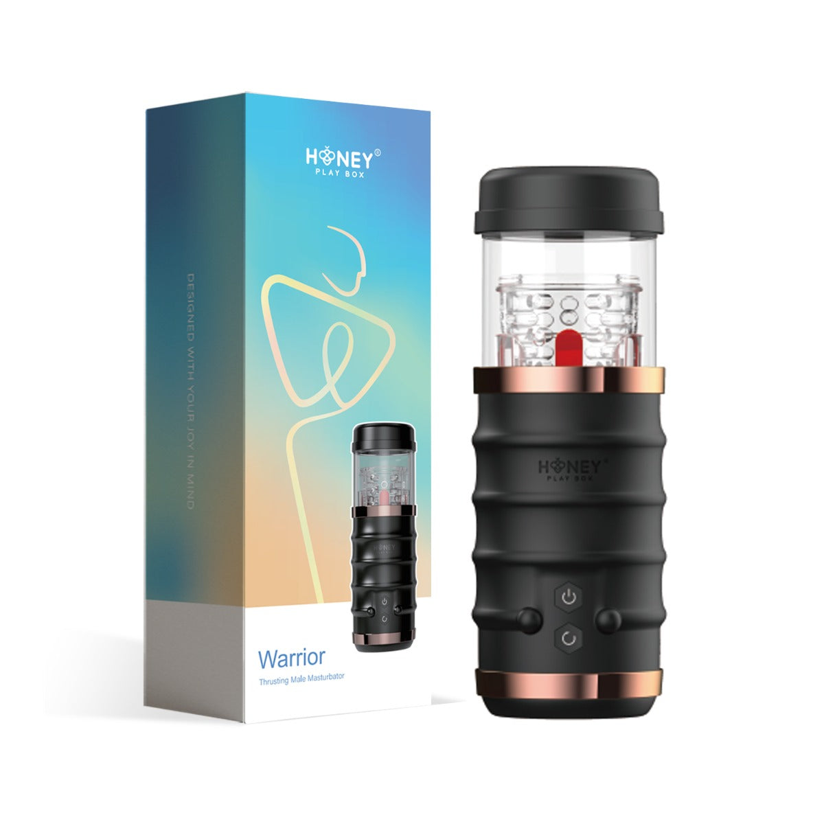 Honey Play Box â€“ Warrior â€“ Auto-Thrusting Stroker (Automatic Male Masturbator)
