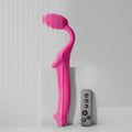 Strap On Me - Vibrating Bendable Strap-On - M - Fuchsia