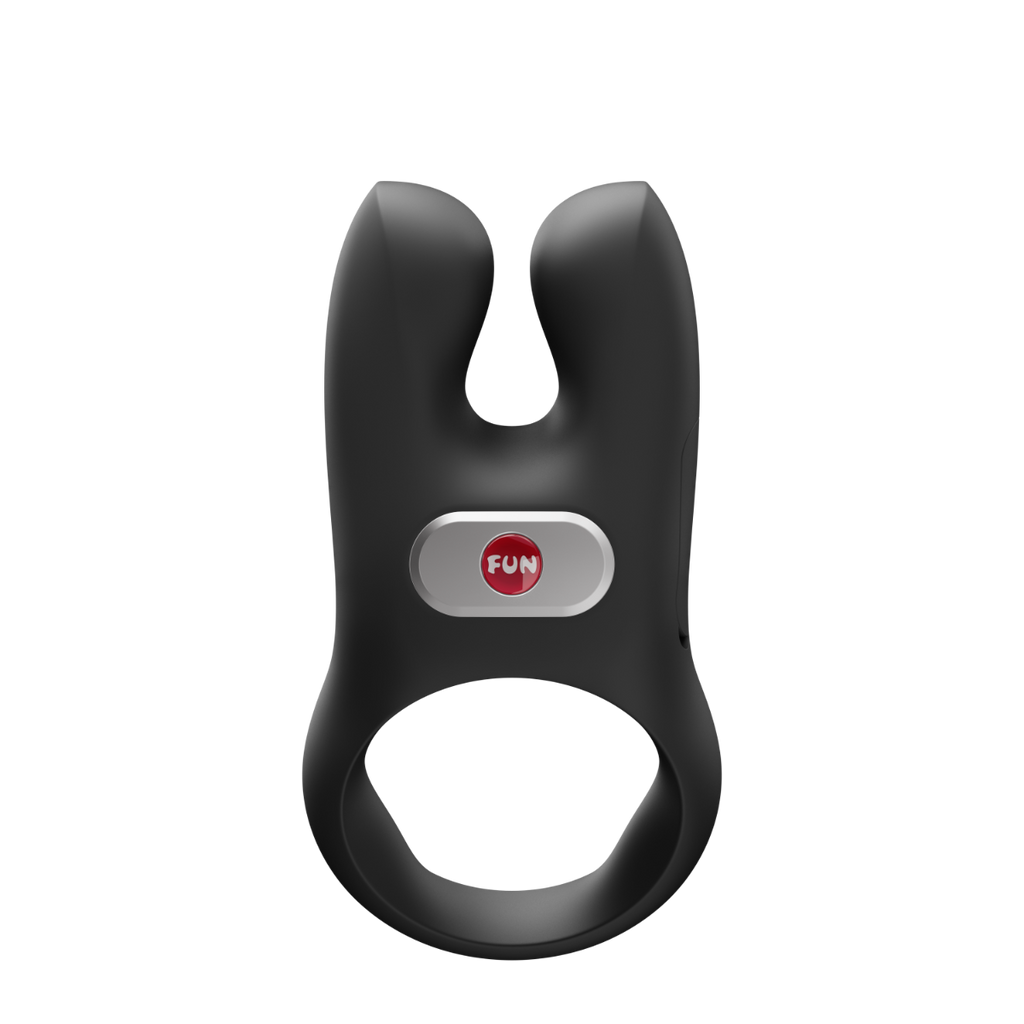 Fun Factory - Nos - Vibrating Cock Ring - Black - Rechargeable  Battery
