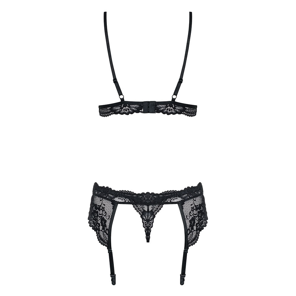 Obsessive - 810-SEG-1 3 pcs set L/XL - Black