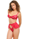 Oh La La Cheri - Celeste 3 Pc Set - L/XL - Red