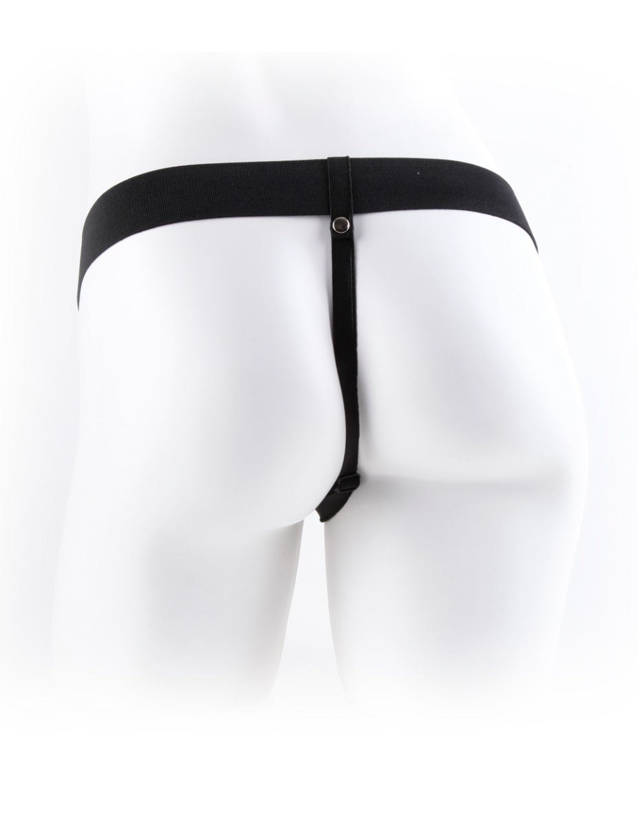Pipedream - Fetish Fantasy Series - 9" Hollow Strap-On with Balls  - Light/Black
