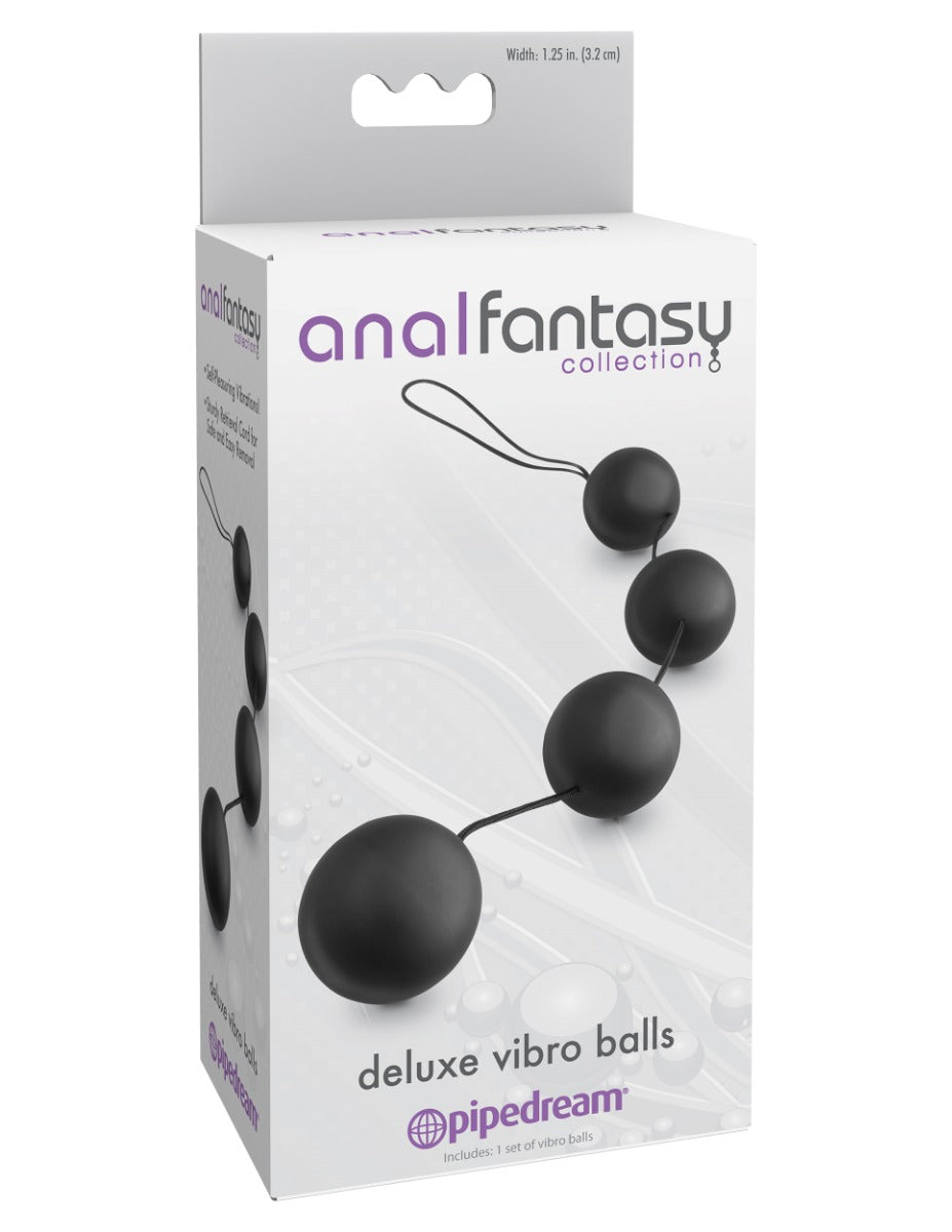 Pipedream - Anal Fantasy Collection - Deluxe Vibro Balls  - Black
