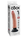Pipedream - King Cock - 7" Vibrating Cock  - Light