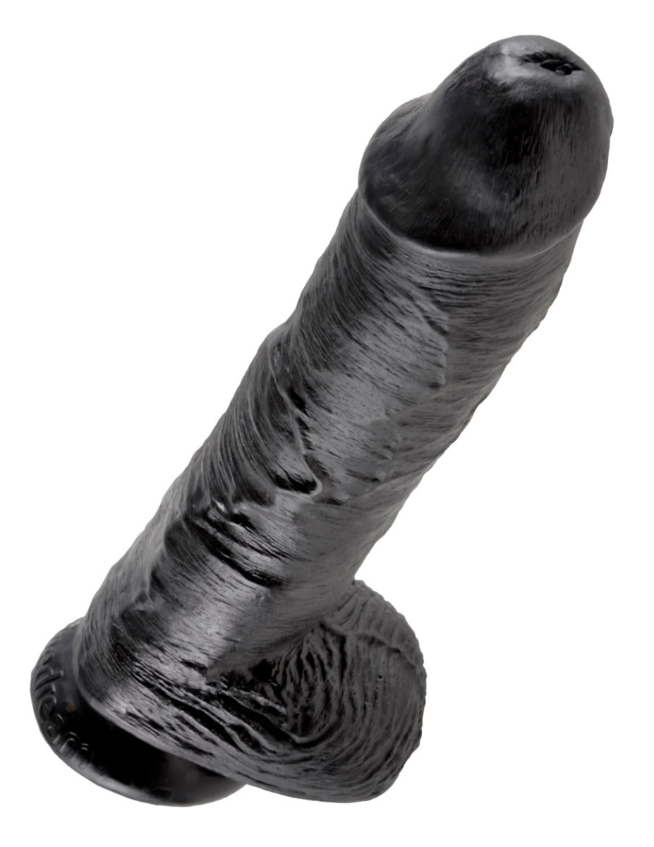 Pipedream - King Cock - 10" Cock with Balls  - Black