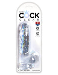Pipedream - King Cock Clear - 6" with balls