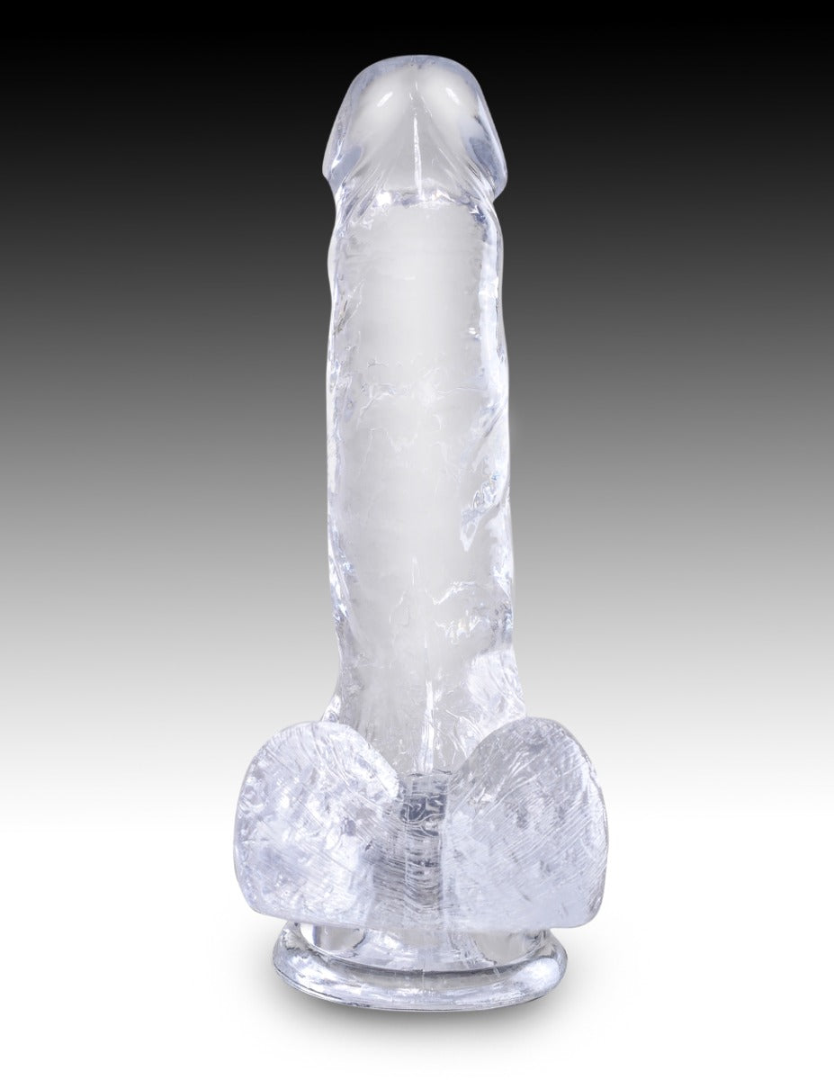 Pipedream - King Cock Clear - 6" with balls