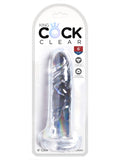 Pipedream - King Cock Clear - 6"  - Clear