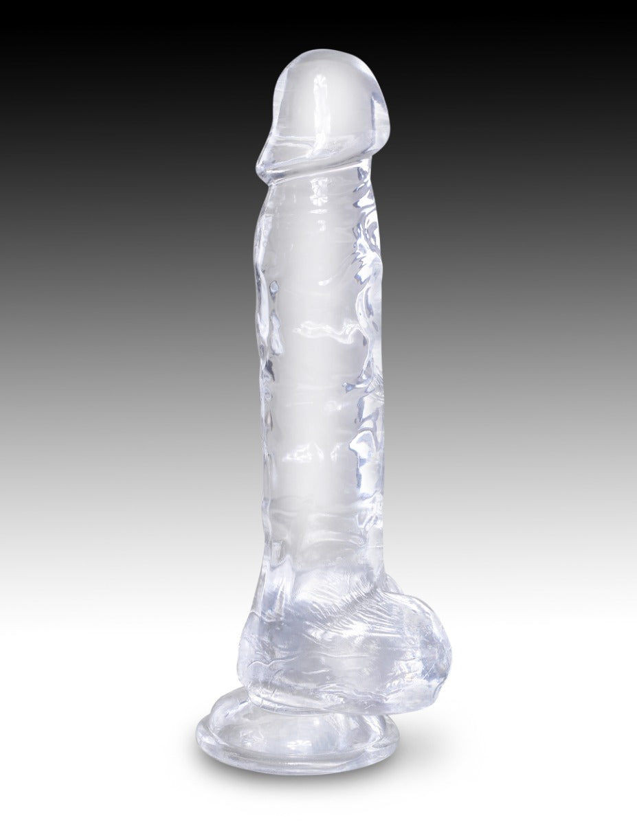 Pipedream - King Cock Clear - 8" with balls