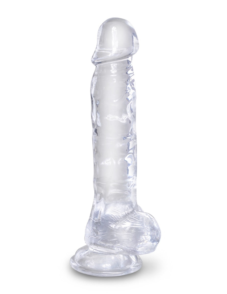 Pipedream - King Cock Clear - 8" with balls