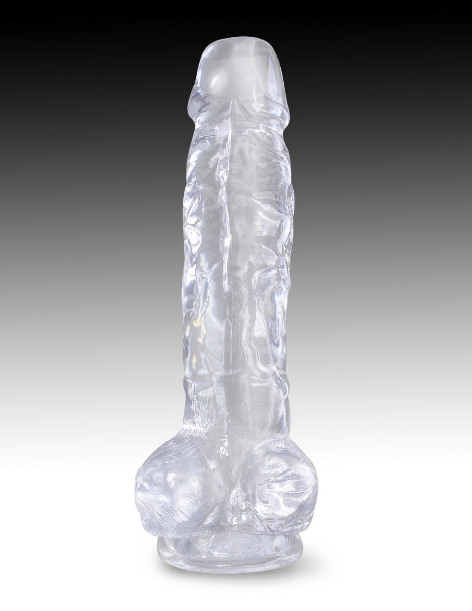 Pipedream - King Cock Clear - 8" with balls