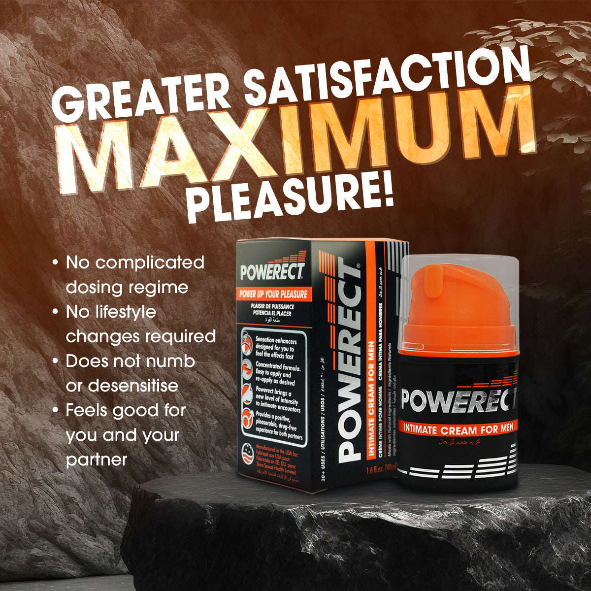 Powerect Cream 48ml Pump
