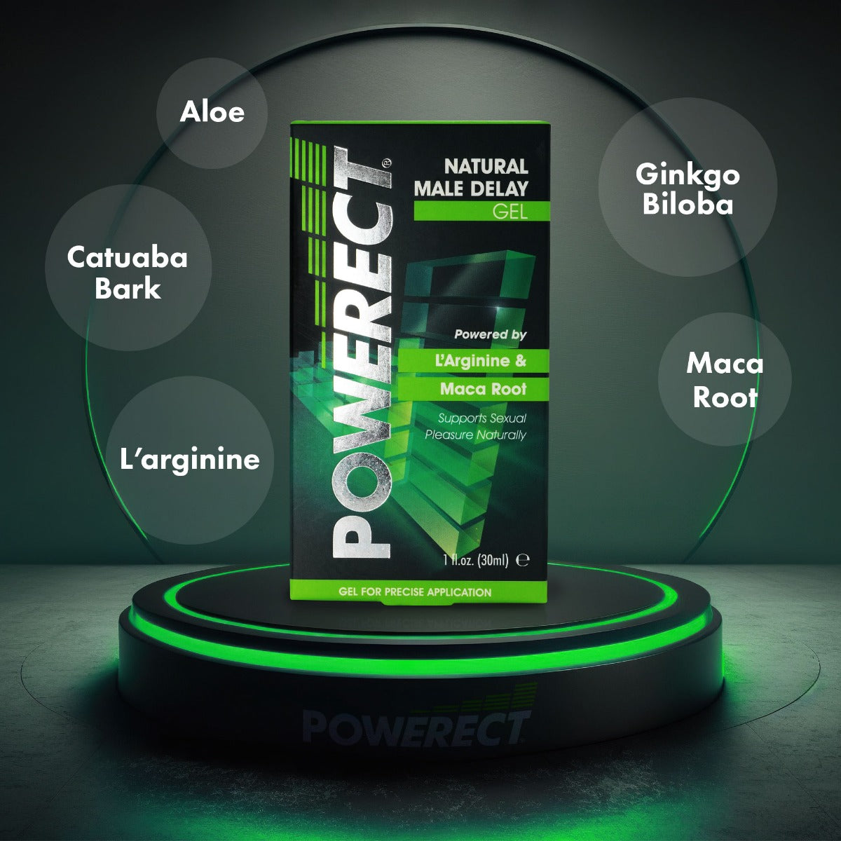 Powerect Natural Delay Gel / Serum 30ml