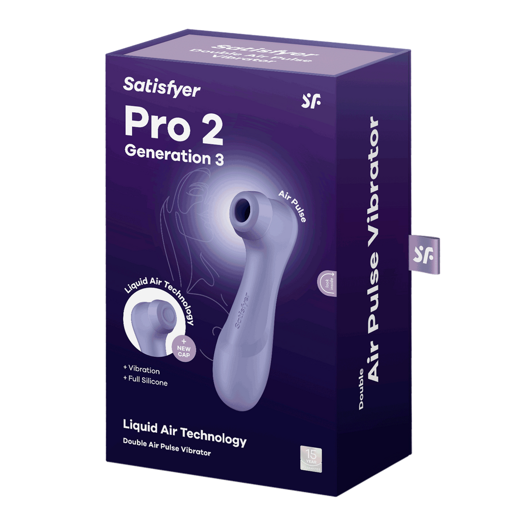 Satisfyer Pro 2 â€“ Generation 3 With Liquid Air Technology Lilac