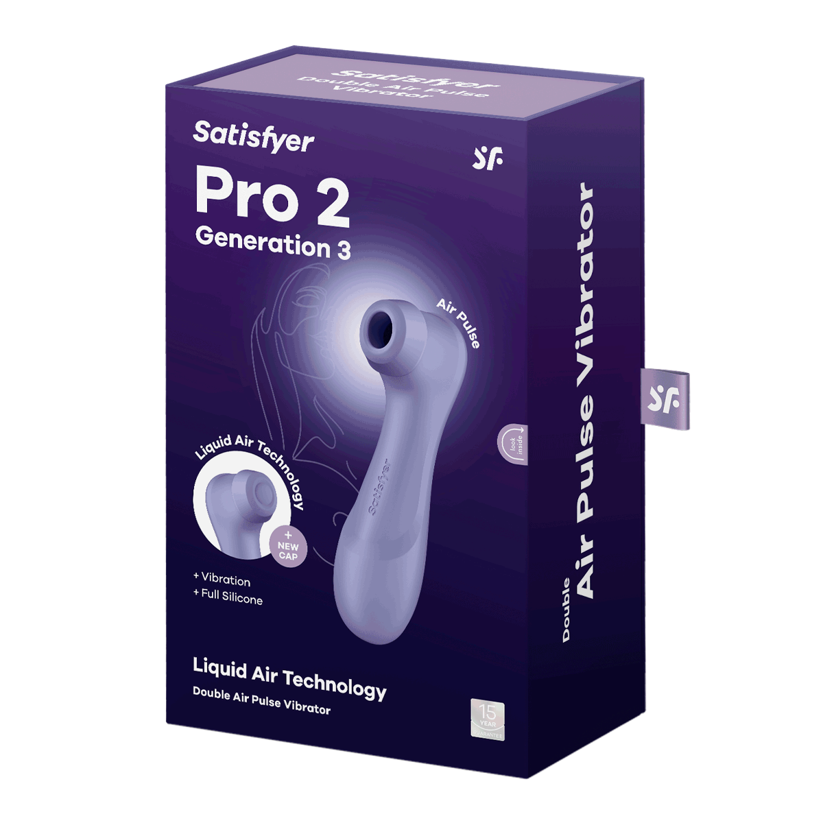 Satisfyer Pro 2 â€“ Generation 3 With Liquid Air Technology Lilac