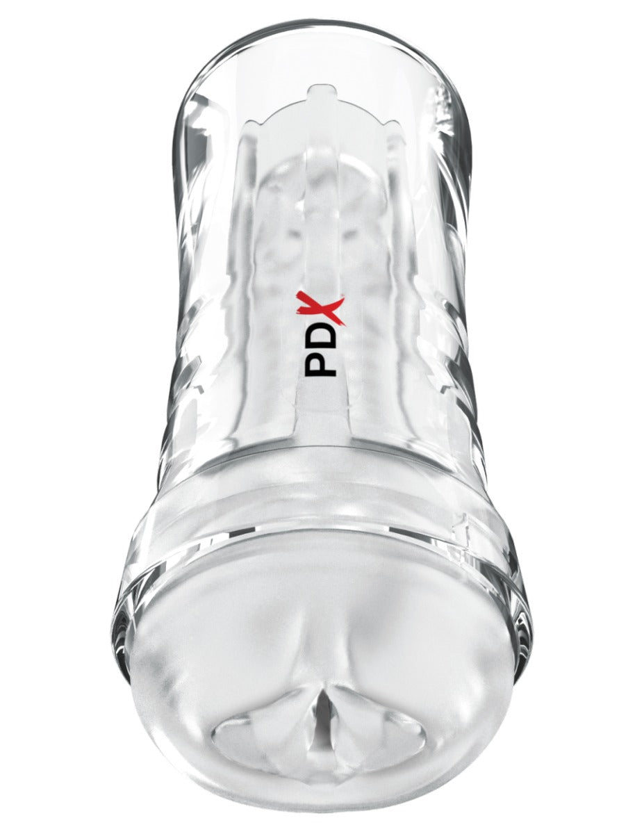 Pipedream - PDX Extreme - Super Luscious Lips Self-Lubricating Stroker - Clear