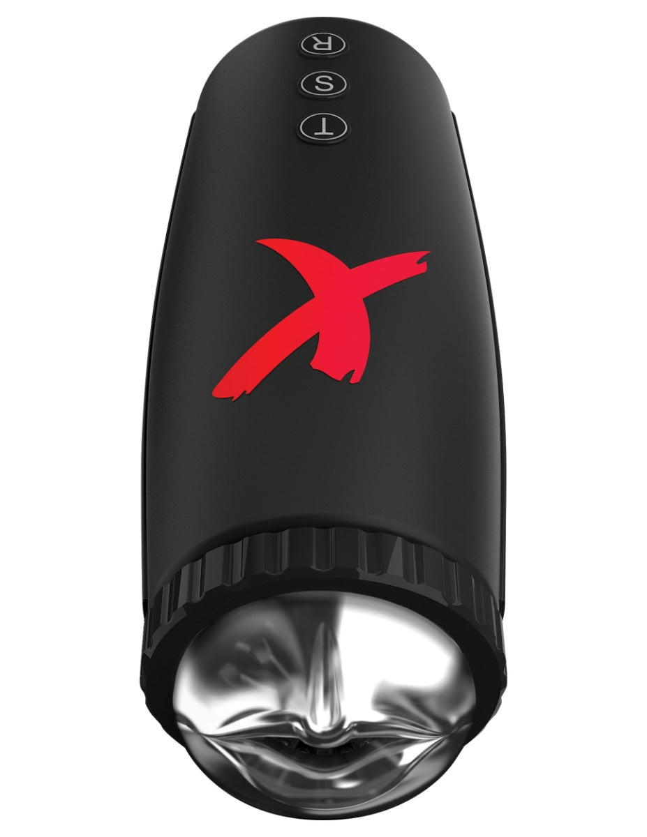 Pipedream - PDX Elite - Moto-Bator  - Clear/Black