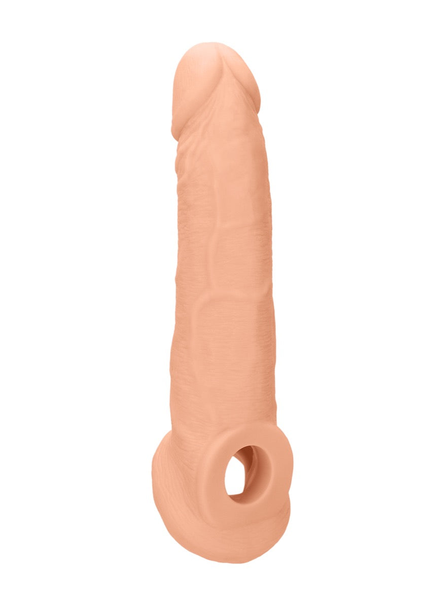 Real Rock Penis Sleeve 9\" (Flesh)