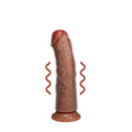 Real Rock - Vibrating Regular Curved Cock - 6 / 15 5 cm - Tan