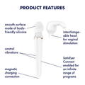 Satisfyer Double Wand-er white incl. Bluetooth and App