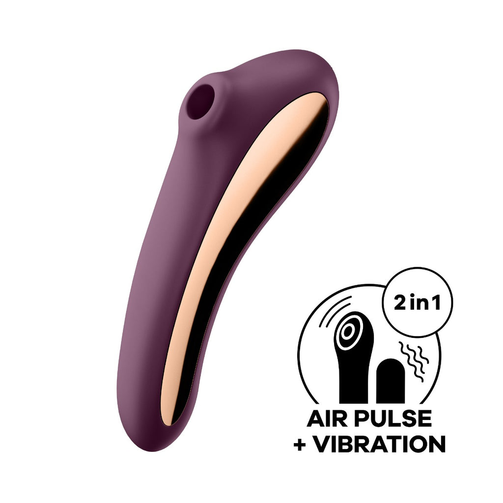 Satisfyer Dual Kiss - Burgundy