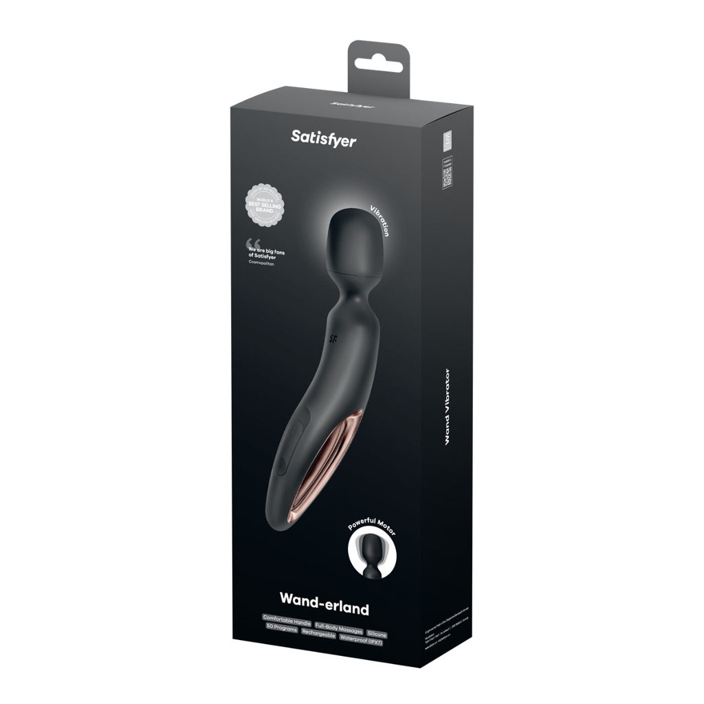 Satisfyer Wand-erland - Black/Rose Gold