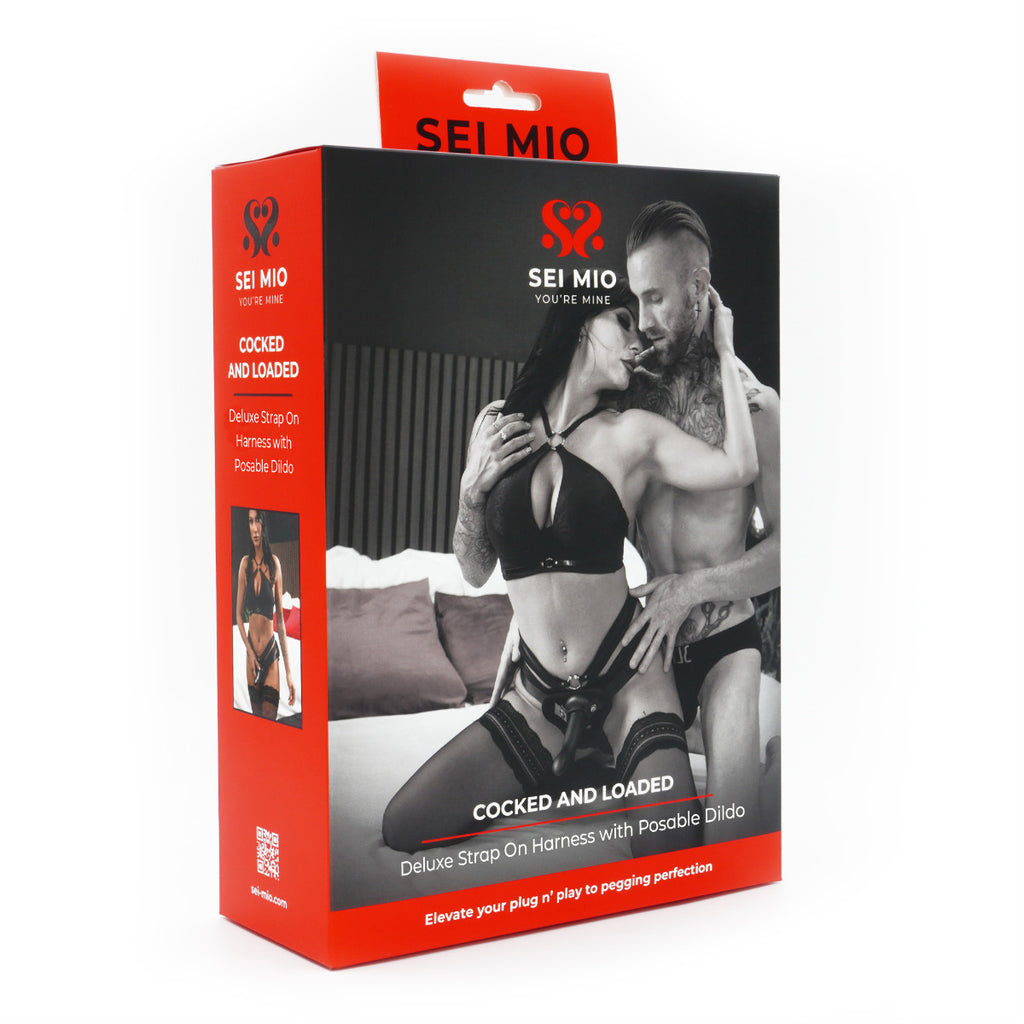 SEI MIO - Cocked and Loaded- Advanced Strap-On Harness and 6.5â€ Dildo