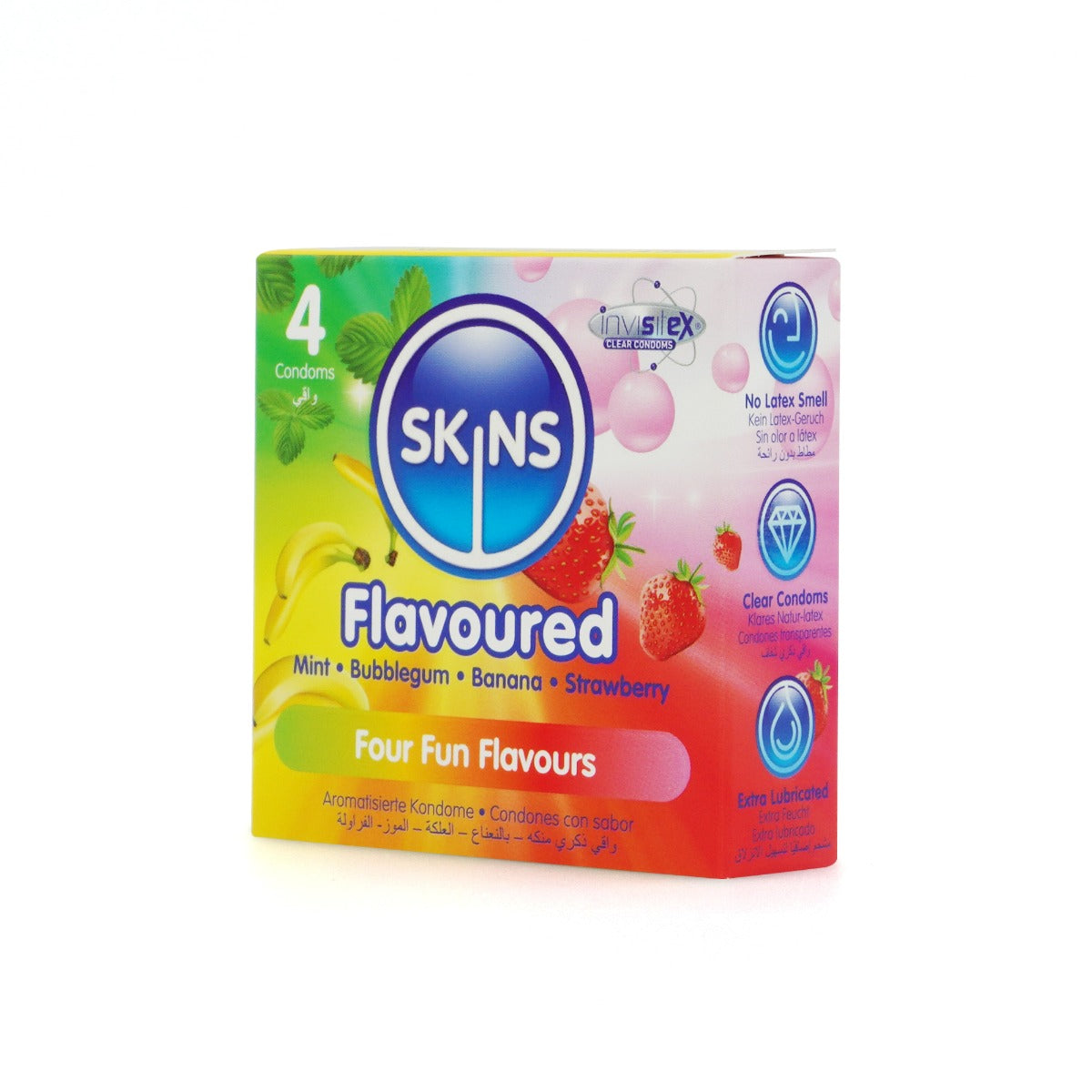 Skins Condoms Flavours 4 Pack
