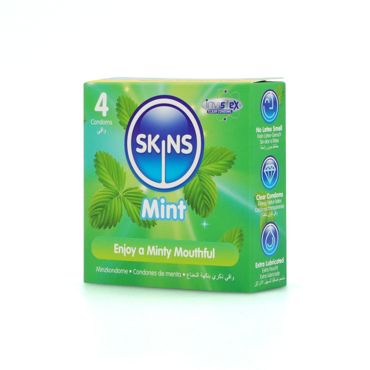 Skins Condoms Mint 4 Pack