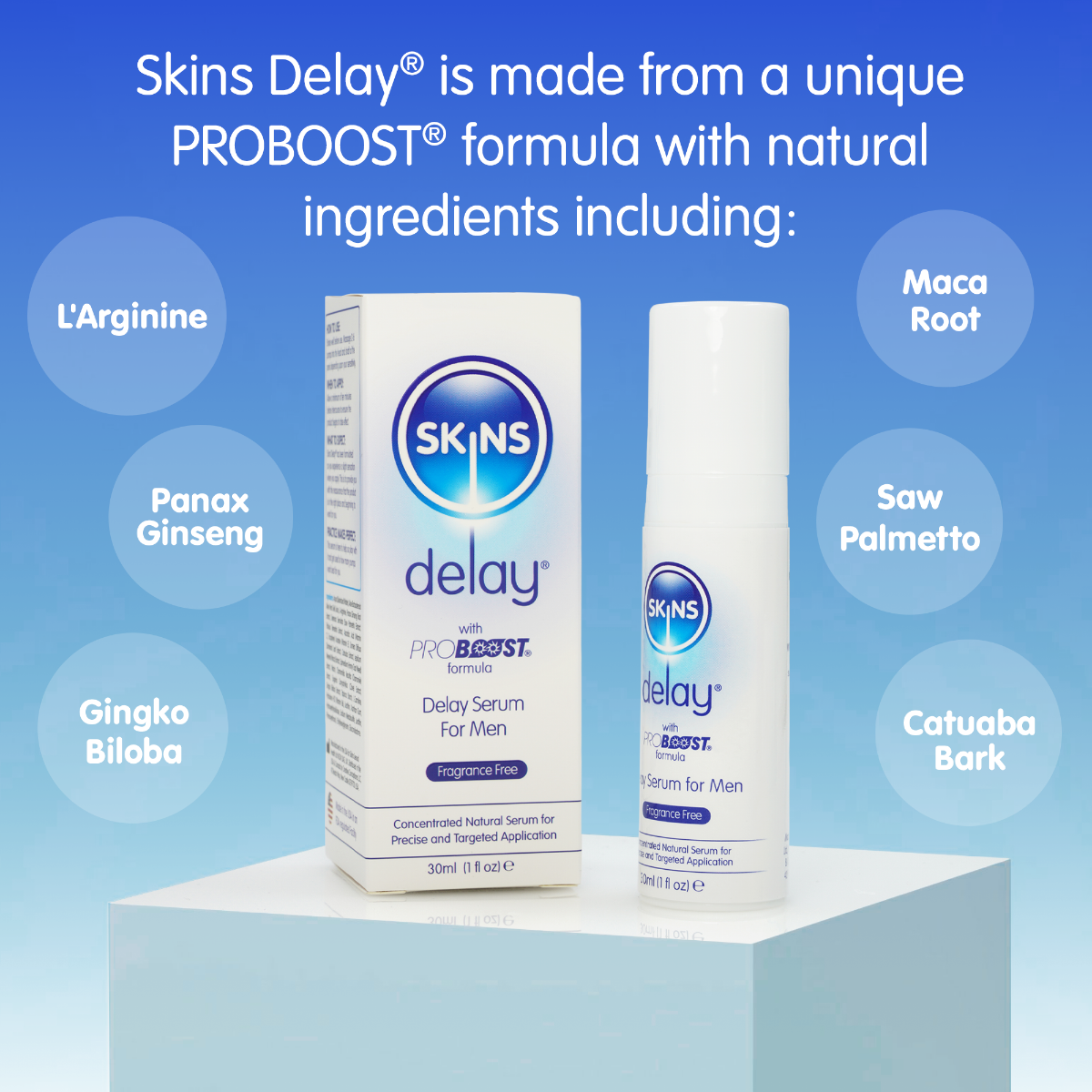 Skins Natural Delay Serum Foil 5ml