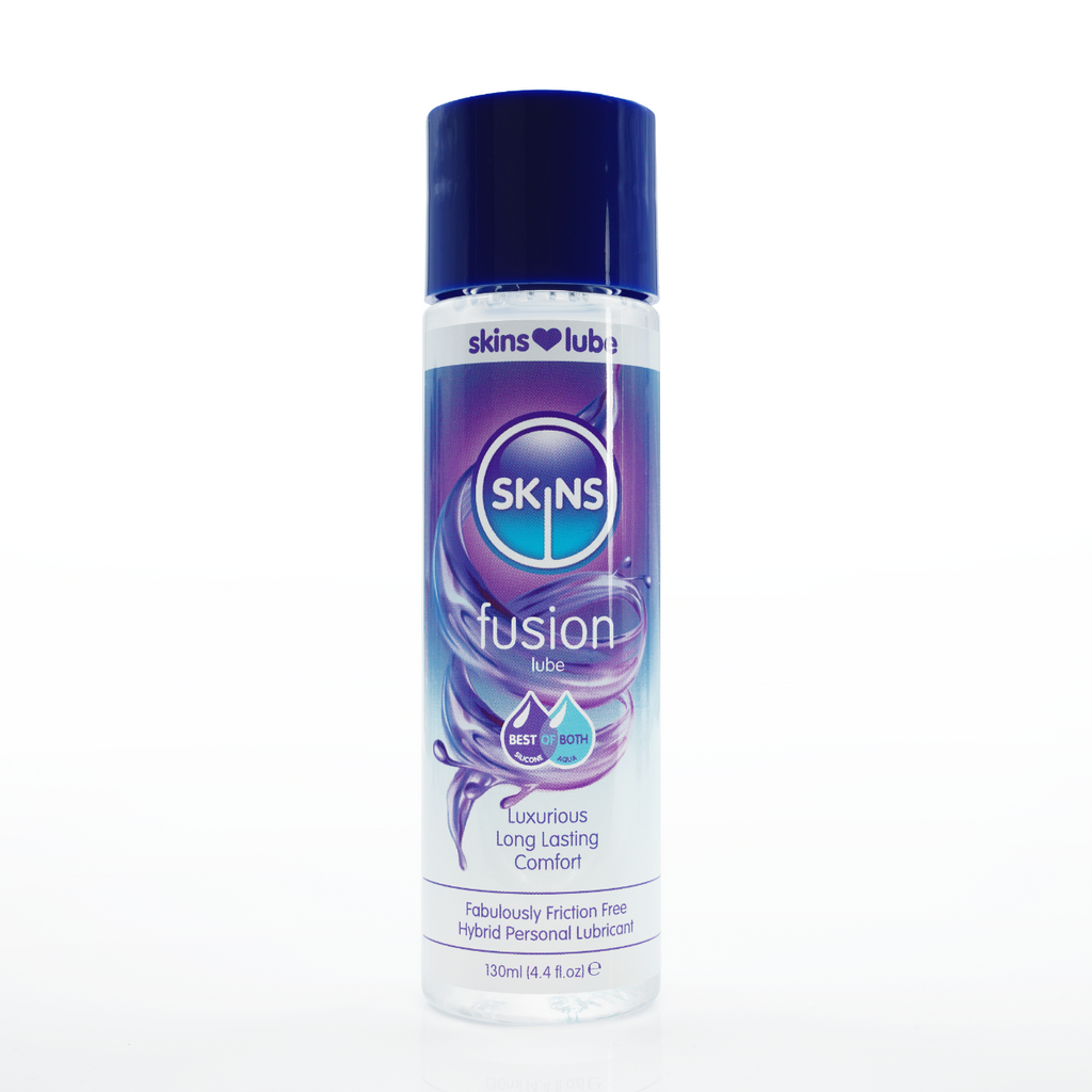Skins Fusion Hybrid Silicone and Water Based Lubricant 4.4 fl oz (130ml)