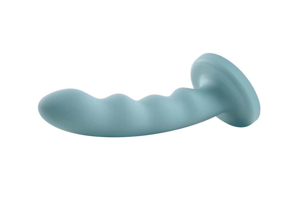 Sportsheets Merge Collection - Sage - 8\" Solid Silicone G-Spot Dildo